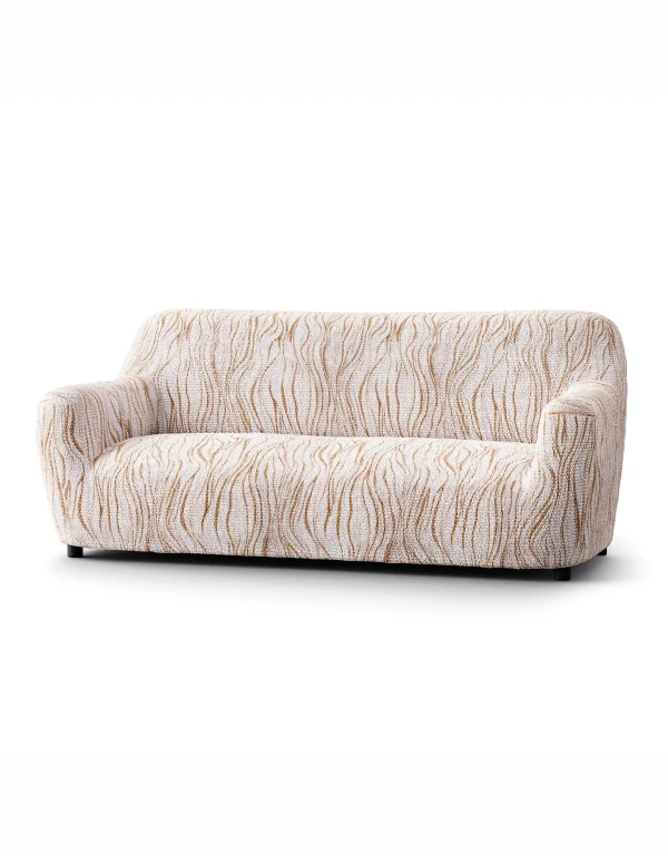 Blancheporte Housse Bi-extensible Microfibre Imprimé Vagues Pour Fauteuil Et Canapé site pas cher 6