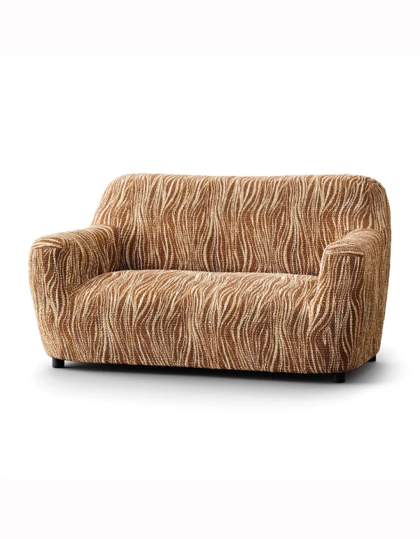 à prix très bas Blancheporte Housse Bi-extensible Microfibre Imprimé Vagues Pour Fauteuil Et Canapé 1