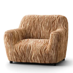 à prix très bas Blancheporte Housse Bi-extensible Microfibre Imprimé Vagues Pour Fauteuil Et Canapé 13