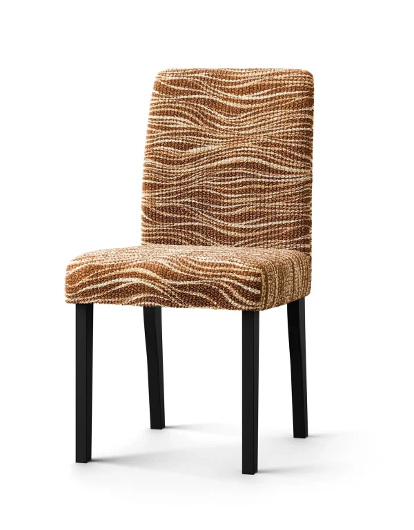 Service Clients Dédié Blancheporte Housse Microfibre Bi-extensible Imprimé Vagues Spéciale Chaise 1