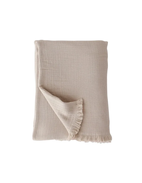 Colombine Jeté Double Gaze De Coton grande marque pas cher 1