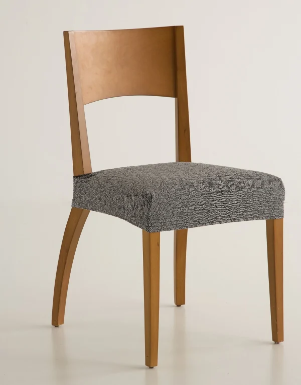 Meilleur Prix Blancheporte Housse Assise De Chaise Extensible Jacquard Graphique 1