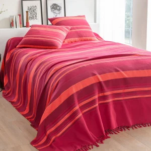 Top ventes Blancheporte Plaid Jeté Multicolore Coton Tissage Artisanal 7