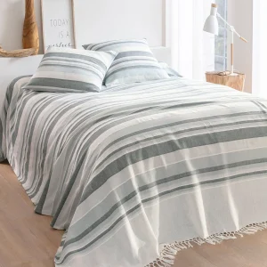 Blancheporte Plaid Jeté Multicolore Coton Tissage Artisanal REMISE 10