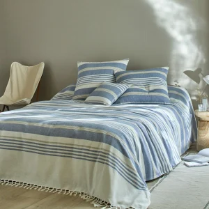 Blancheporte Plaid Jeté Multicolore Coton Tissage Artisanal marque pas cher 10