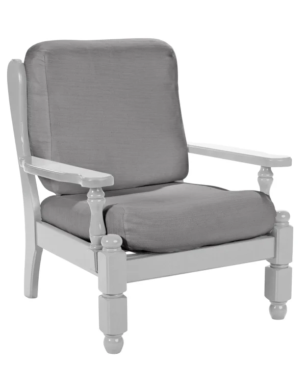 outlet soldes Blancheporte Housse Extensible Unie Spéciale Fauteuil Rustique 1
