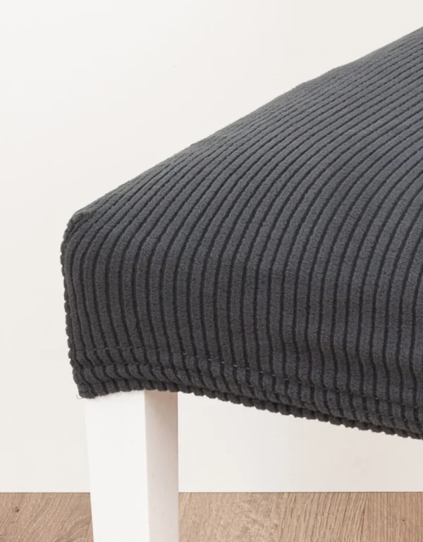boutiqued en ligne Blancheporte Housse De Chaise Bi-extensible Velours Côtelé 3
