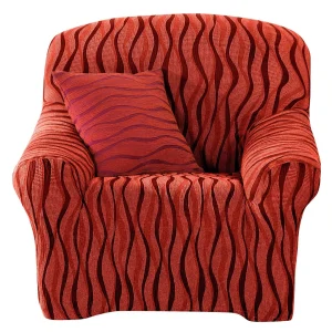 Blancheporte Housse De Salon Jacquard Extensible Imprimé “vagues” mode tendance 7