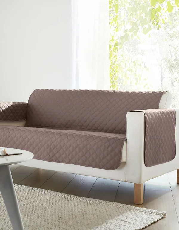 Blancheporte Protège-salon Réversible Microfibre Matelassé SOLDES TOUT À 1