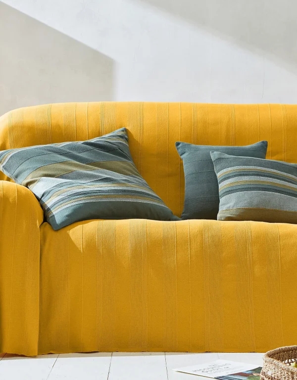 vente chaude Blancheporte Housse Coussin Multicolore Coton Tissage Artisanal – Lot De 2 3