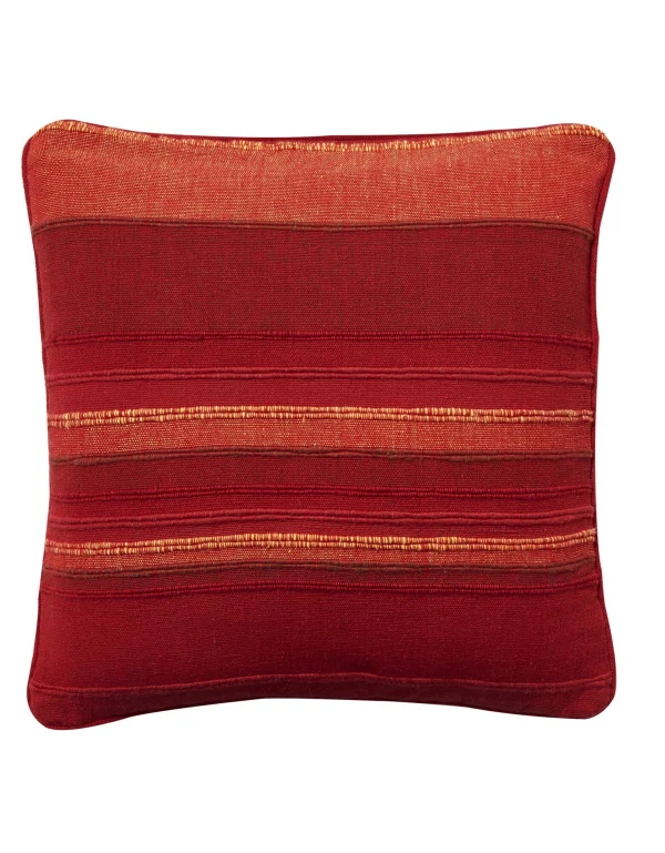 meilleur cadeau Blancheporte Housse Coussin Multicolore Coton Tissage Artisanal – Lot De 2 1