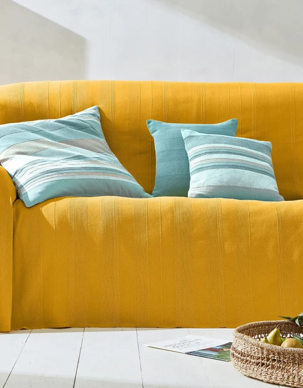 nouveau produit Blancheporte Housse Coussin Multicolore Coton Tissage Artisanal – Lot De 2 5