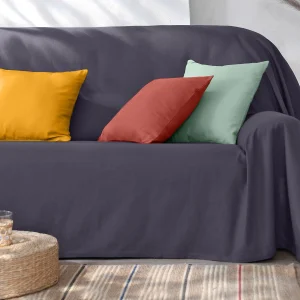 nouvelle saison Colombine Housse De Coussin Unie Bachette – Lot De 2 9