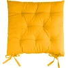 magasin france Colombine Galette De Chaise Carrée Unie Coton Bachette – Lot De 2 8