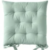 meilleur cadeau Colombine Galette De Chaise Carrée Unie Coton Bachette – Lot De 2 8