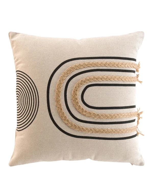 en france Blancheporte Coussin Imprimé Graphique Jute 1