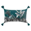 Blancheporte Coussin Imprimé Tropical Pompons soldes en ligne 11