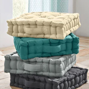 Top ventes Blancheporte Coussin De Sol Uni Coton 9