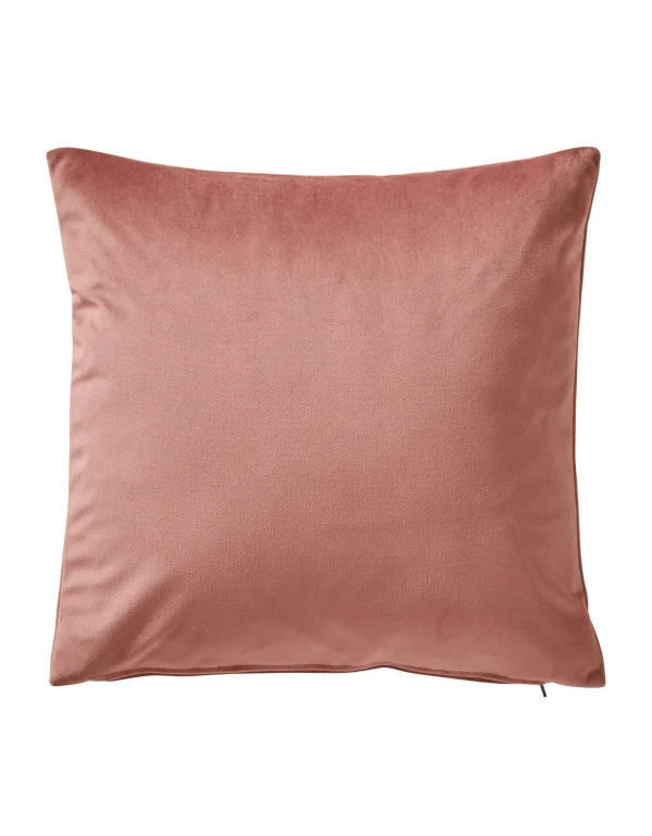 site soldes Blancheporte Housse Coussin En Velours Uni – Lot De 2 1