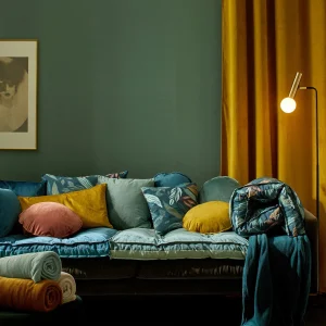site soldes Blancheporte Housse Coussin En Velours Uni – Lot De 2 7