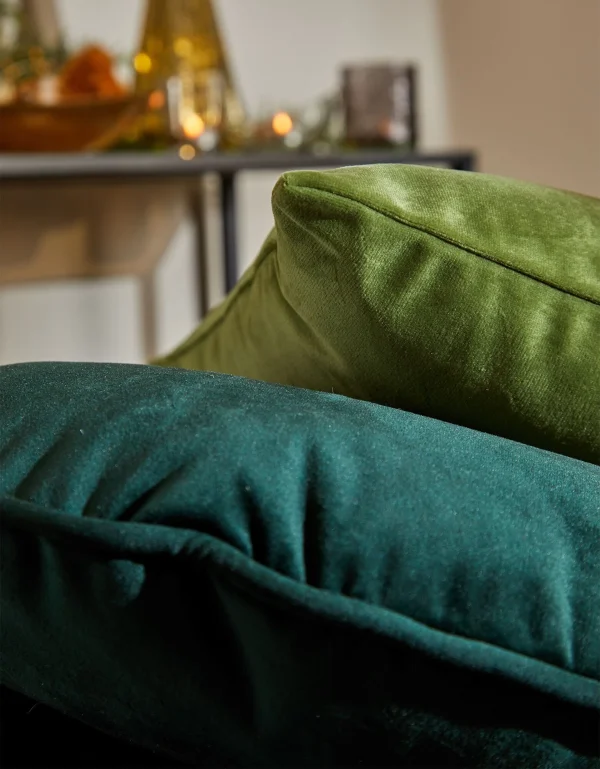 fashion pas cher Blancheporte Housse Coussin En Velours Uni – Lot De 2 4