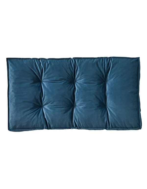 Blancheporte Long Coussin De Sol Bi-matière Velours/coton Uni magasin en ligne france 1