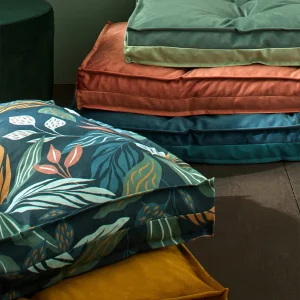 Blancheporte Long Coussin De Sol Bi-matière Velours/coton Uni magasin en ligne france 8