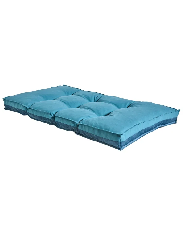 Blancheporte Long Coussin De Sol Bi-matière Velours/coton Uni magasin en ligne france 5