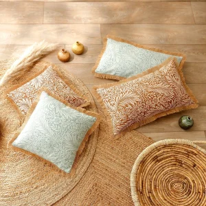 Blancheporte Housses De Coussin Imprimé à Franges En Jute – Lot De 2 Acheter Maintenant 7