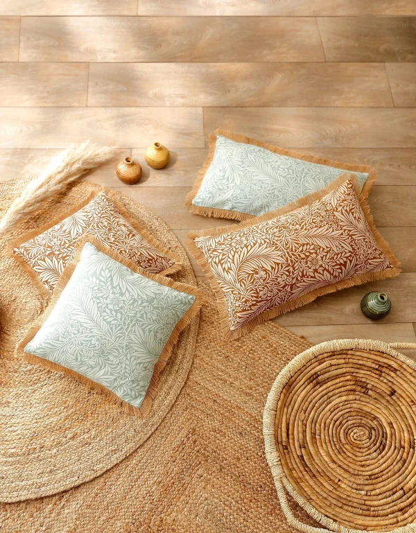Blancheporte Housses De Coussin Imprimé à Franges En Jute – Lot De 2 Acheter Maintenant 3