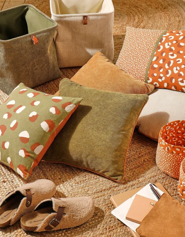 Boutique Blancheporte Housse De Coussin Carrée Imprimé Savana – Lot De 2 4
