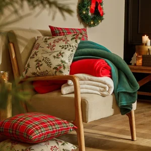 design à la mode Blancheporte Lot De 2 Housses De Coussin Imprimé Houx 6