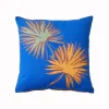 Blancheporte Housse De Coussin Brodé Feuilles De Palmier, Collection Ninole – Lot De 2 boutique pas cher 5
