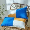 boutique paris Blancheporte Housse De Coussin Colorblock, Collection Ninole – Lot De 2 7
