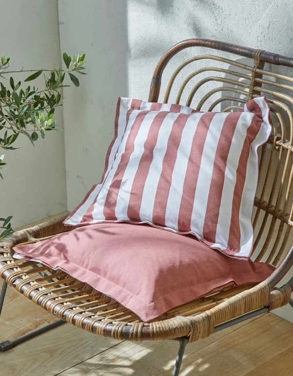 magasin pour Blancheporte Housse De Coussin Rayée, Collection Ninole – Lot De 2 4