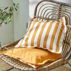 Retour gratuit en magasin. Blancheporte Housse De Coussin Rayée, Collection Ninole – Lot De 2 10