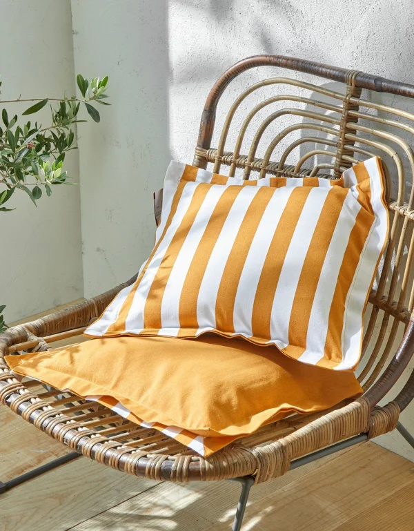 Retour gratuit en magasin. Blancheporte Housse De Coussin Rayée, Collection Ninole – Lot De 2 4