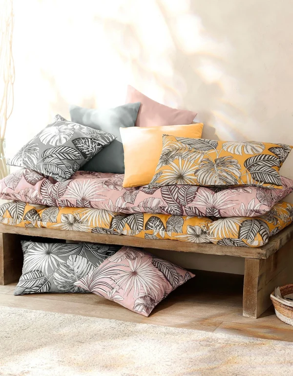 mode Blancheporte Long Coussin Déco Coton Imprimé Tropical 4