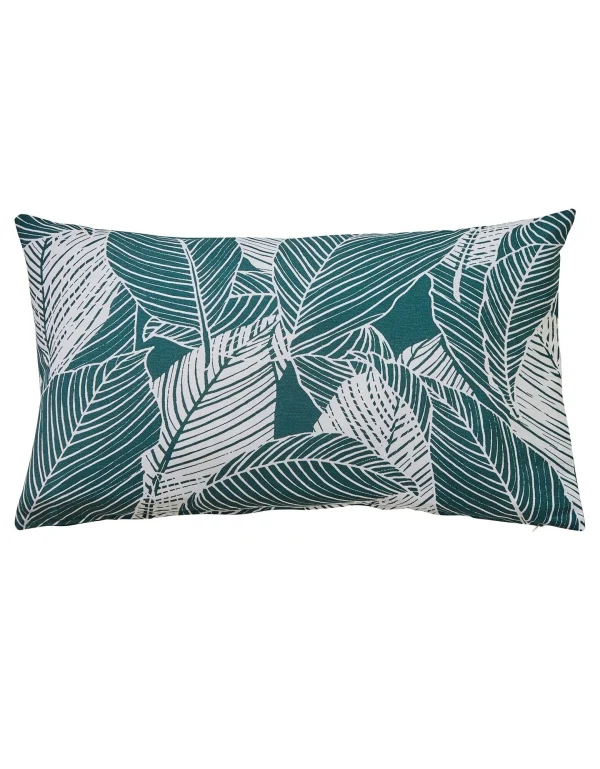 Blancheporte Housse De Coussin Carrée Imprimé Feuillage – Lot De 2 shopping pas cher 4