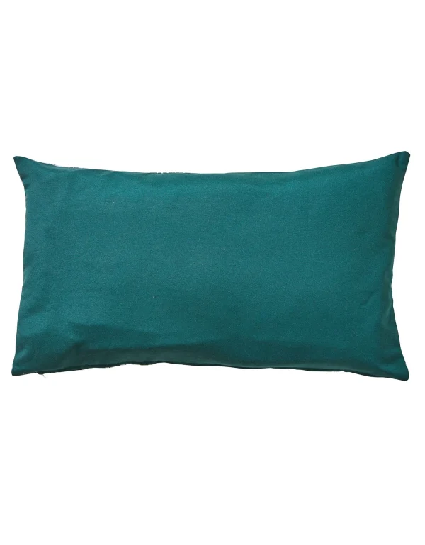 Blancheporte Housse De Coussin Carrée Imprimé Feuillage – Lot De 2 shopping pas cher 5