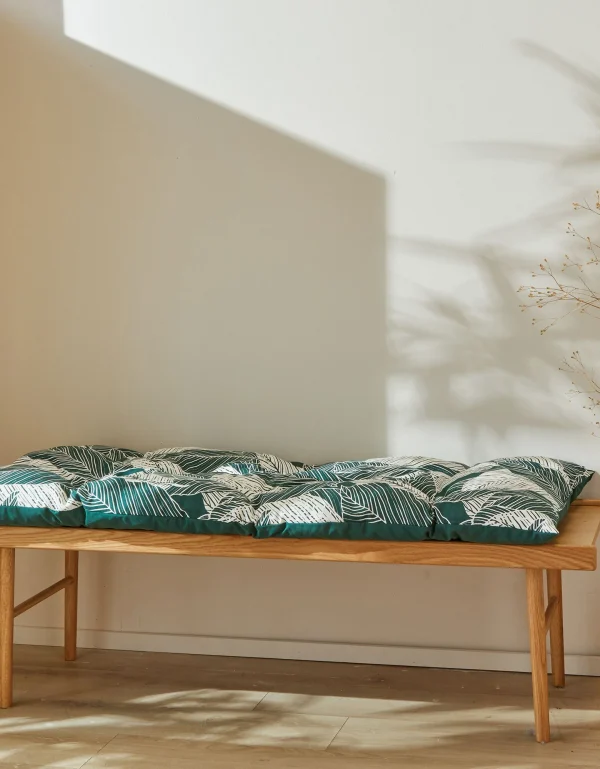 Blancheporte Long Coussin Déco Coton Imprimé Feuillage Meilleur Prix Garanti 1