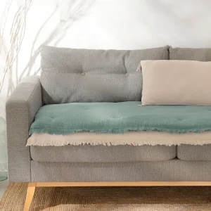 shopping pas cher Colombine Long Coussin De Canapé Double Gaze De Coton 15