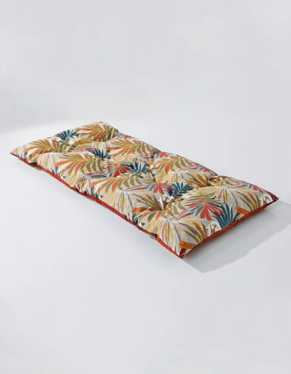site soldes Blancheporte Long Coussin De Sol Imprimé Feuillage 5