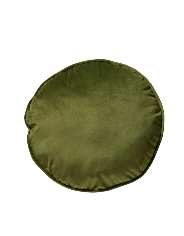 design à la mode Blancheporte Coussin Rond Garni En Velours 1