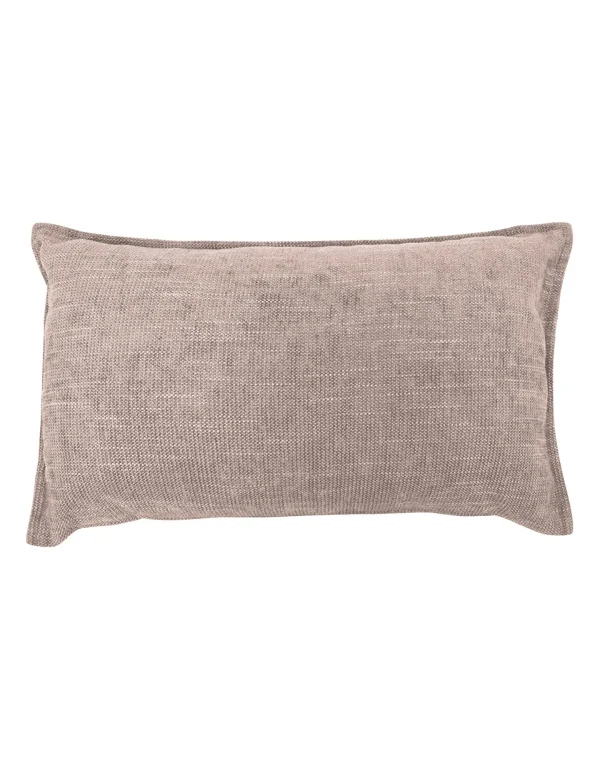 De super promotions disponibles Blancheporte Coussin Rectangulaire Uni Velours Texturé 1