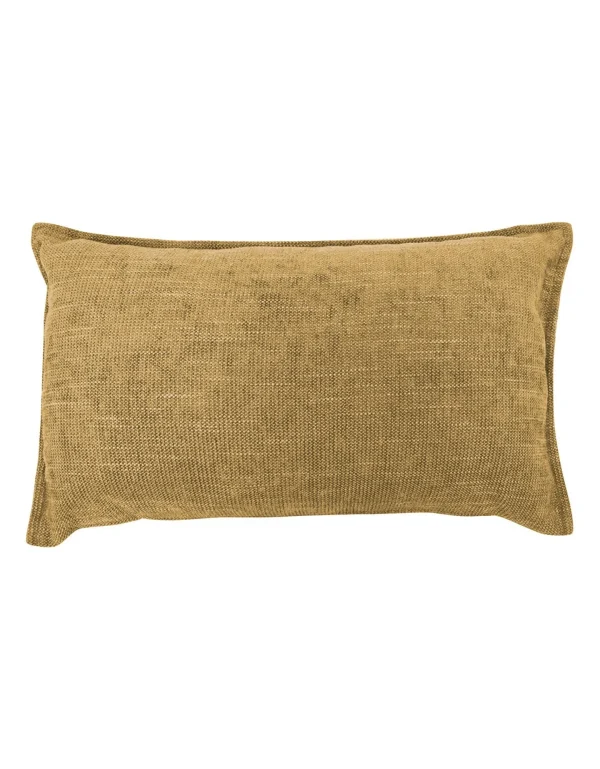 outlet soldes Blancheporte Coussin Rectangulaire Uni Velours Texturé 1