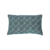 marque pas cher en ligne Blancheporte Coussin Rectangulaire Jacquard Velours Effet Géométrique 11