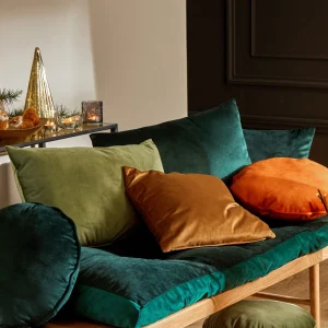 Blancheporte Long Coussin De Sol Velours haute qualité 9