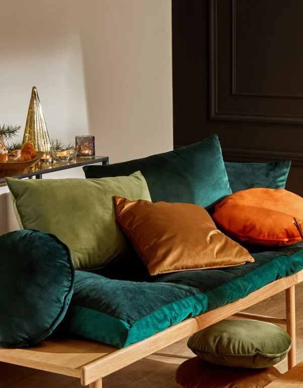 Blancheporte Long Coussin De Sol Velours haute qualité 3