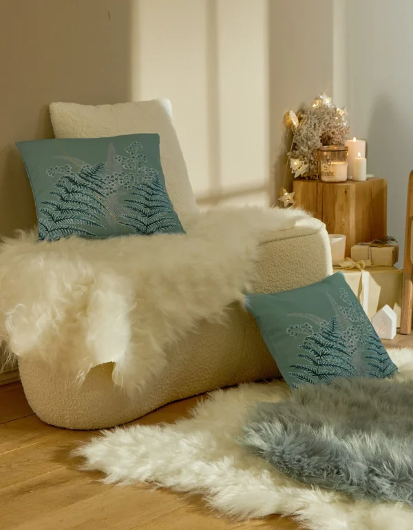 soldes magasin Blancheporte Lot De 2 Housses De Coussin Imprimé Végétal 4
